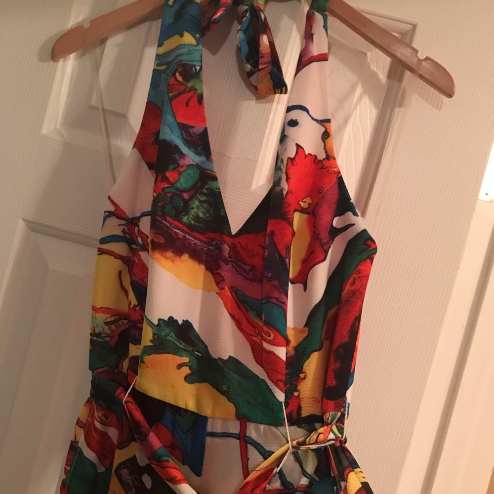 Alberto Makali Halter Jumpsuit - Small